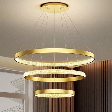 Đèn thả vòng tròn TVN809 Ø40cm + 60cm + 80cm