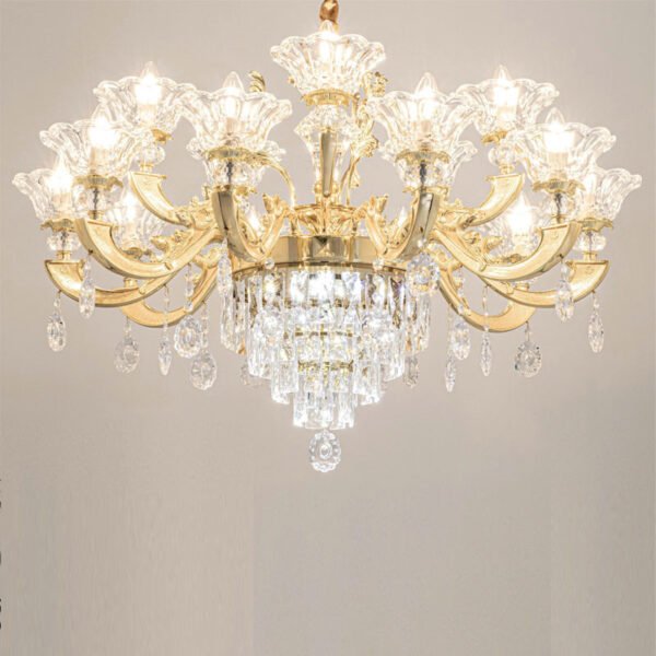 Đèn ốp trần phòng thờ TVN976 Ø93cm x cao 65cm