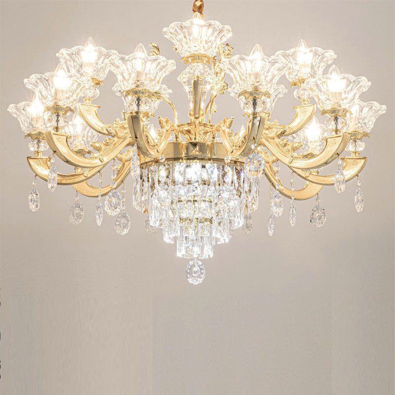 Đèn ốp trần phòng thờ TVN976 Ø93cm x cao 65cm