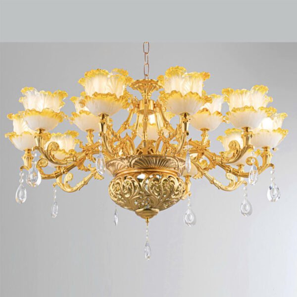 Đèn ốp trần phòng thờ TVN979 Ø95cm x cao 70cm