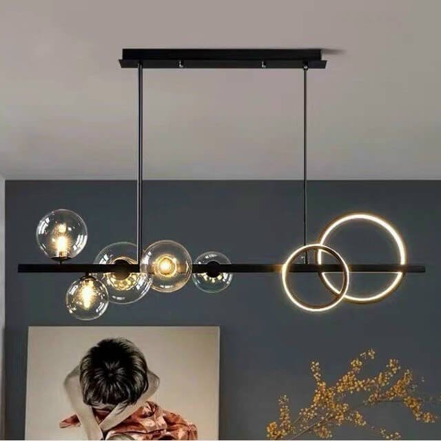 Đèn thả bàn ăn TVX07 dài 115cm x cao 100cm