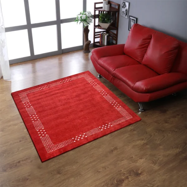 Thảm vuông pha lụa dệt thắt tay Rugsotic Carpets 3m x 3m