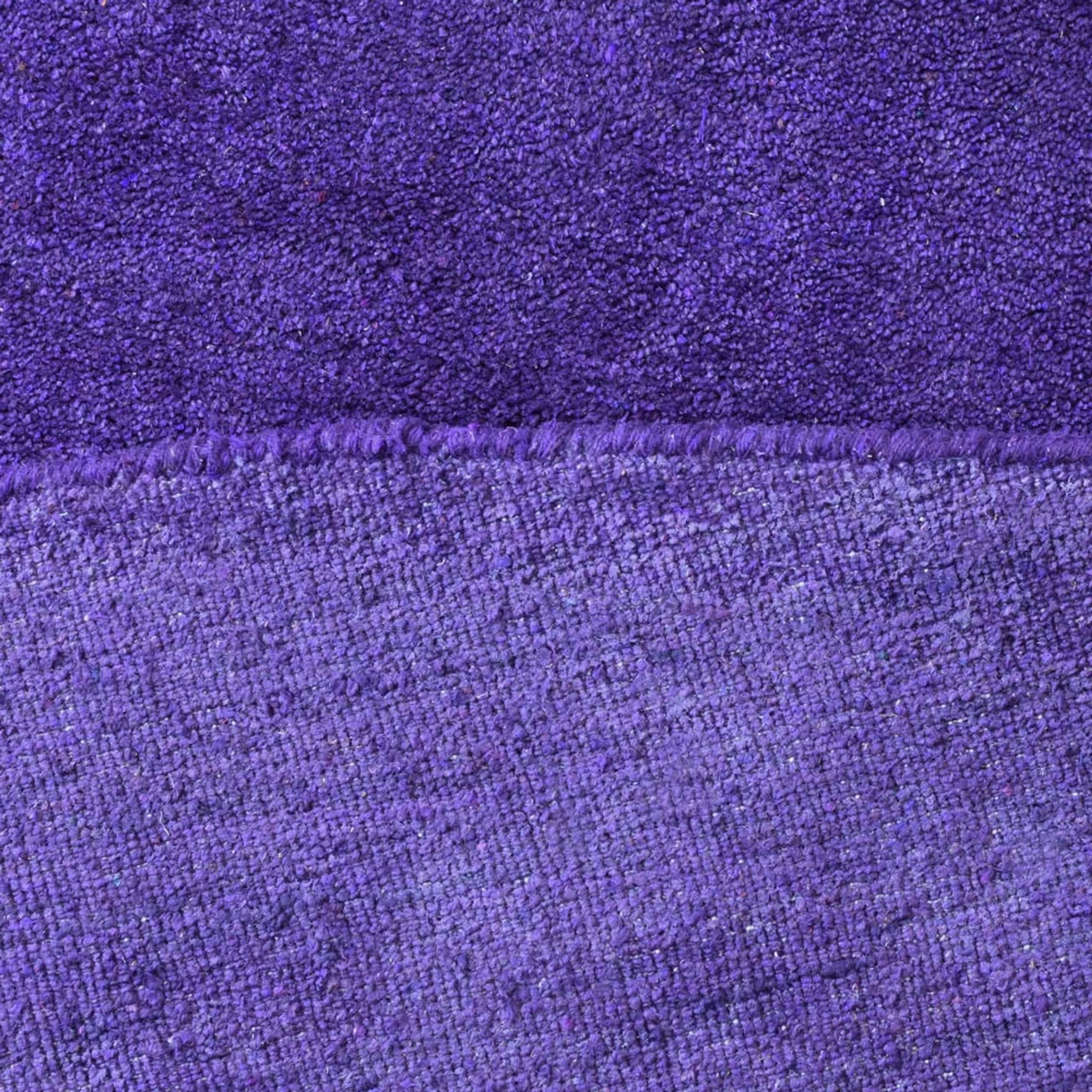 Thảm tròn dệt thắt tay pha lụa Rugsotic Carpets màu trơn - Ảnh 6