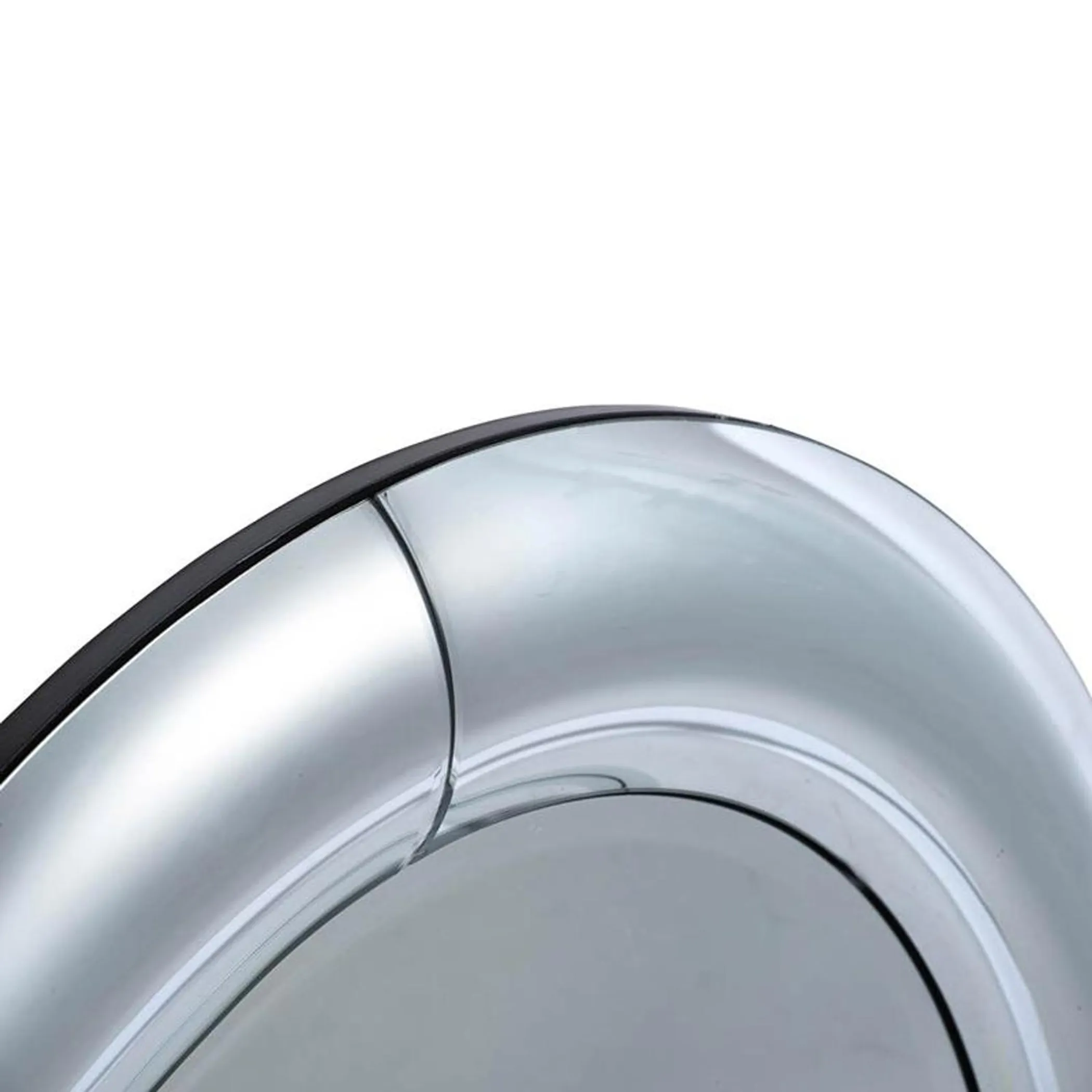 Gương trang trí tròn khung cong màu bạc 80cm - Ảnh 5