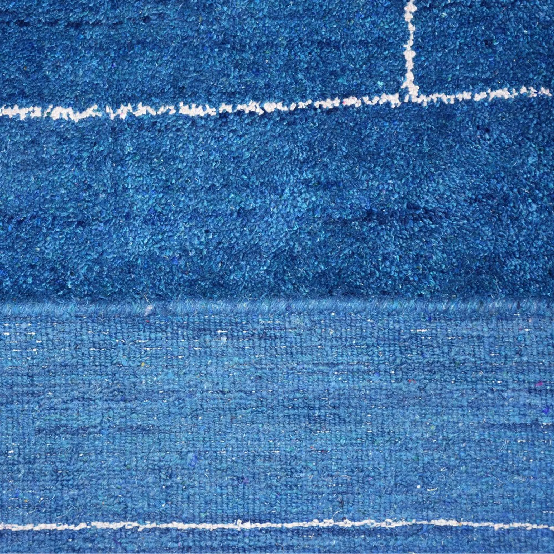 Thảm pha lụa dệt thắt tay Rugsotic Carpets họa tiết hình học - Ảnh 6