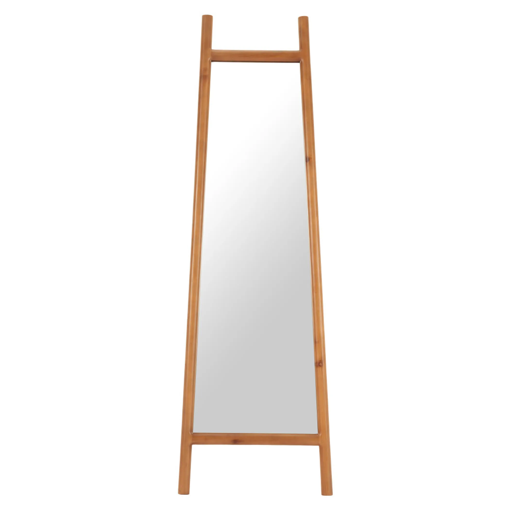 Gương đứng dựa tường 178cm khung gỗ nguyên khối họa tiết hình học - Ảnh 5