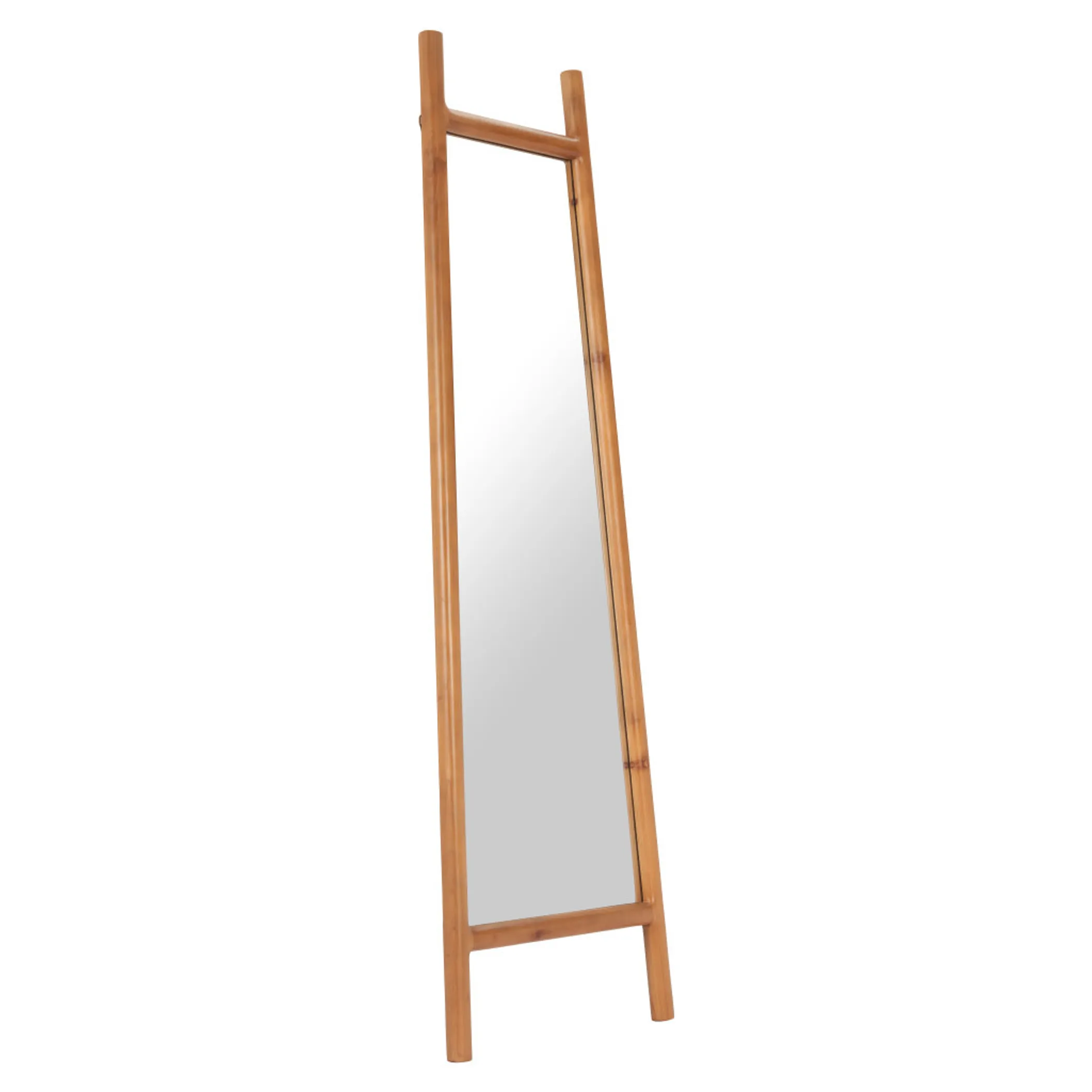 Gương đứng dựa tường 178cm khung gỗ nguyên khối họa tiết hình học - Ảnh 4