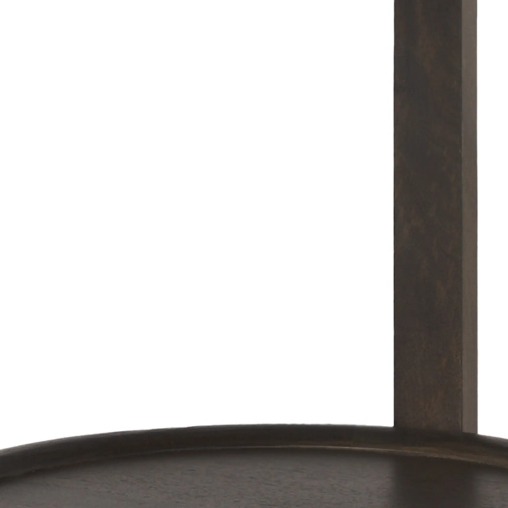 Bàn khay gỗ tự nhiên màu nâu đậm 61cm - Ảnh 3