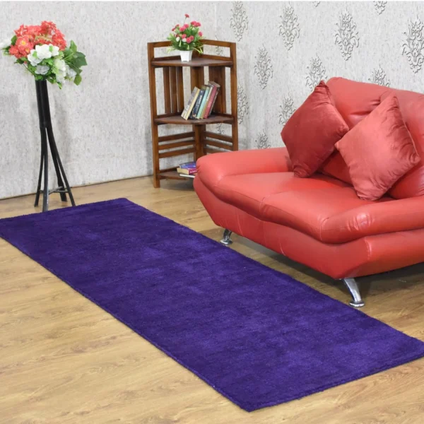 Thảm chạy hành lang dệt thắt tay pha lụa Rugsotic Carpets