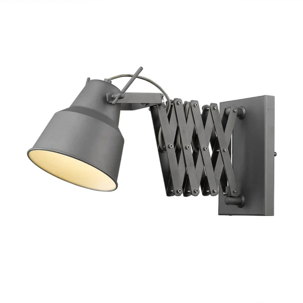 Đèn tường Plexus 1 bóng màu xám phong cách công nghiệp