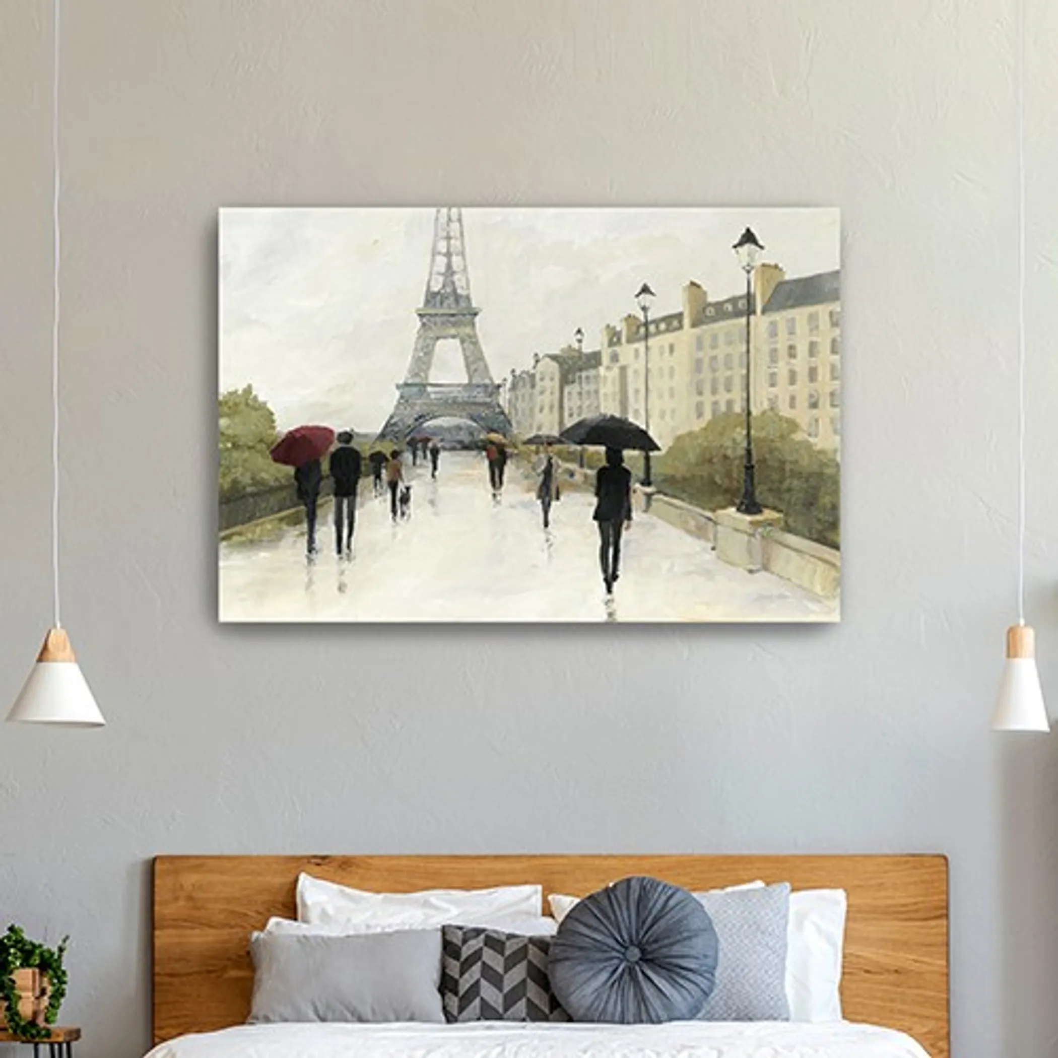 Tranh in không khung ngày mưa ở Paris - Ảnh 4