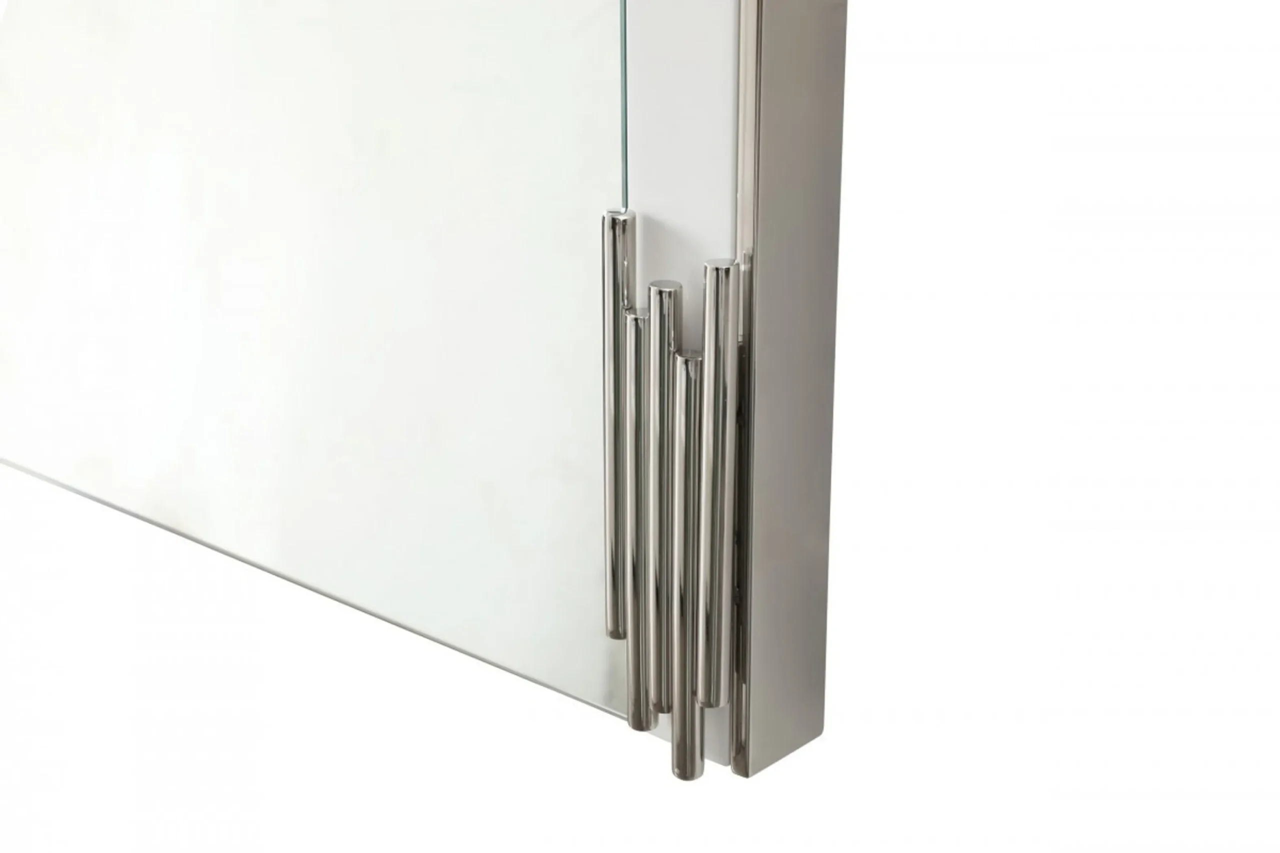 Gương trang trí khung thép màu trắng 109cm - Ảnh 5