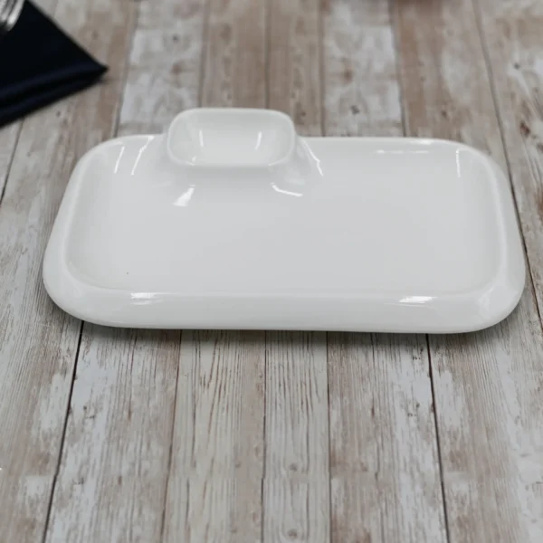 Đĩa phục vụ hình chữ nhật 25,5 x 15 cm