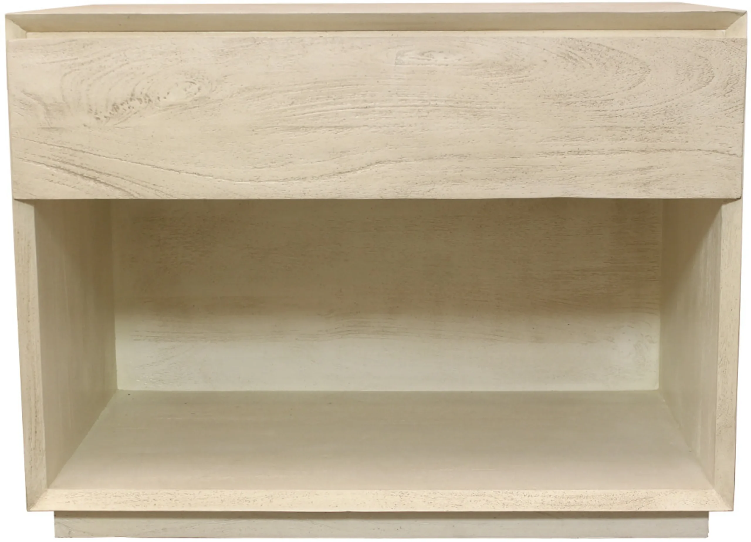 Tủ đầu giường gỗ tự nhiên 1 ngăn kéo màu gỗ mộc 61cm - Ảnh 6