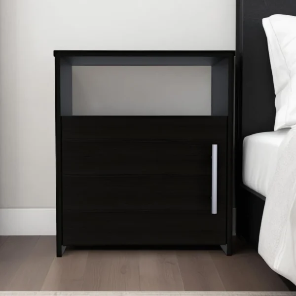 Tủ đầu giường gỗ công nghiệp có kệ để đồ 58cm