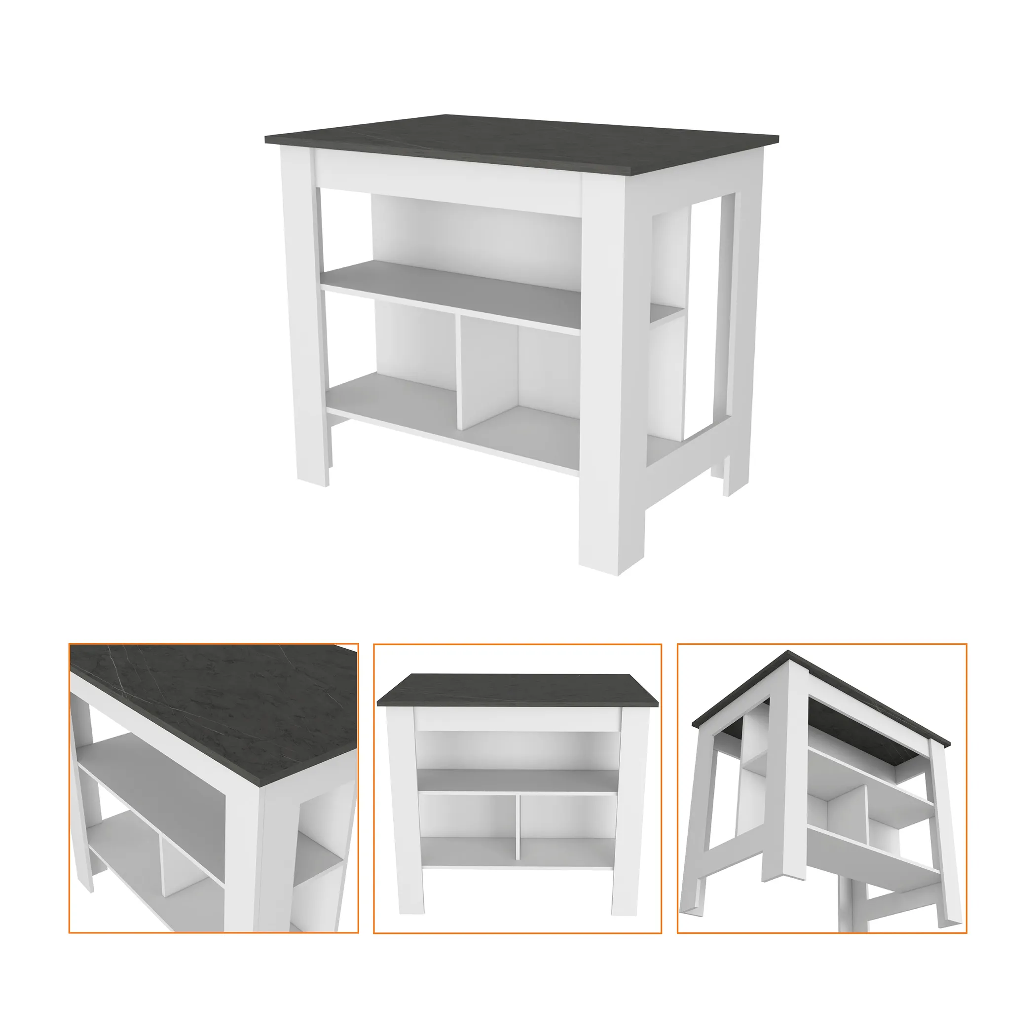 Bộ nội thất bếp Charlotte 2 món: đảo bếp và tủ đựng thực phẩm - Ảnh 4
