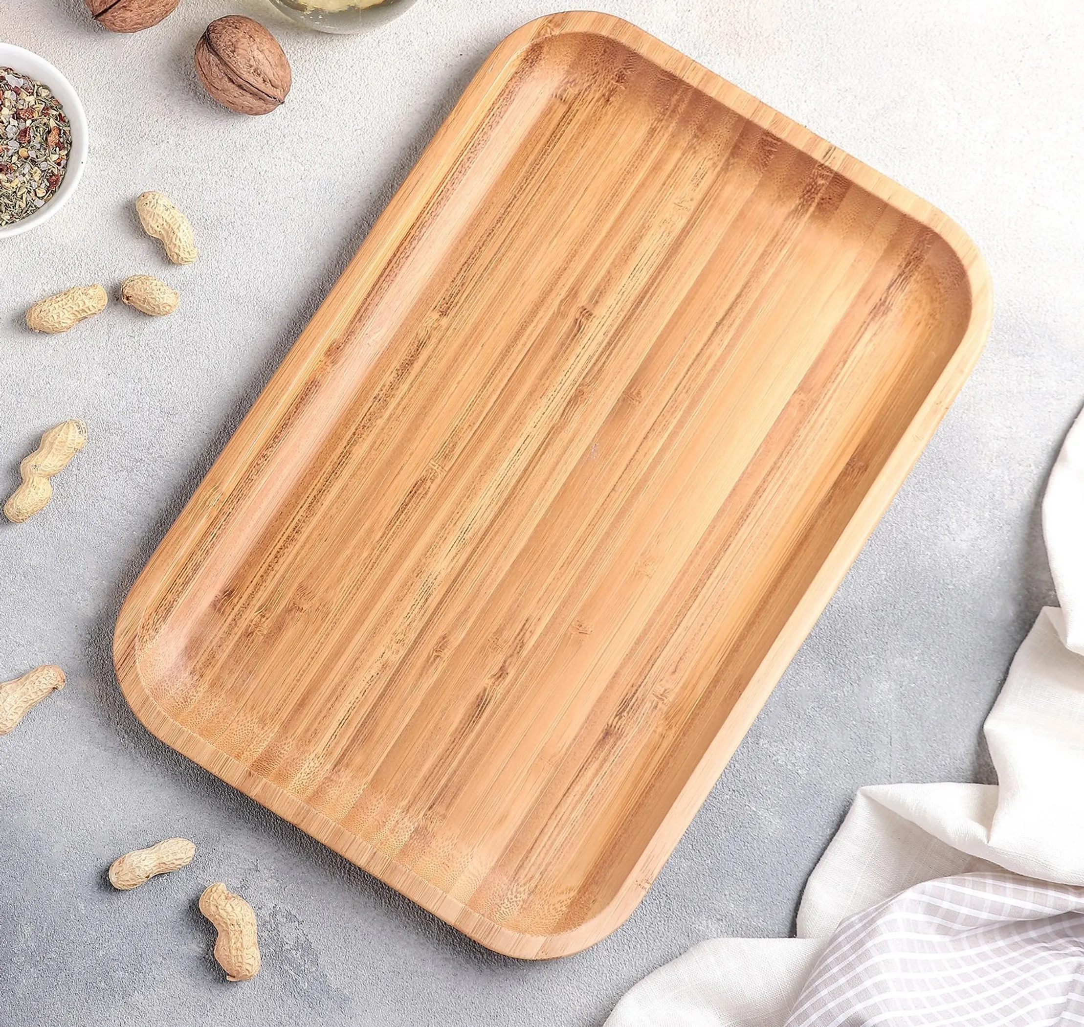 Khay tre phục vụ 30,5 x 20,5 cm