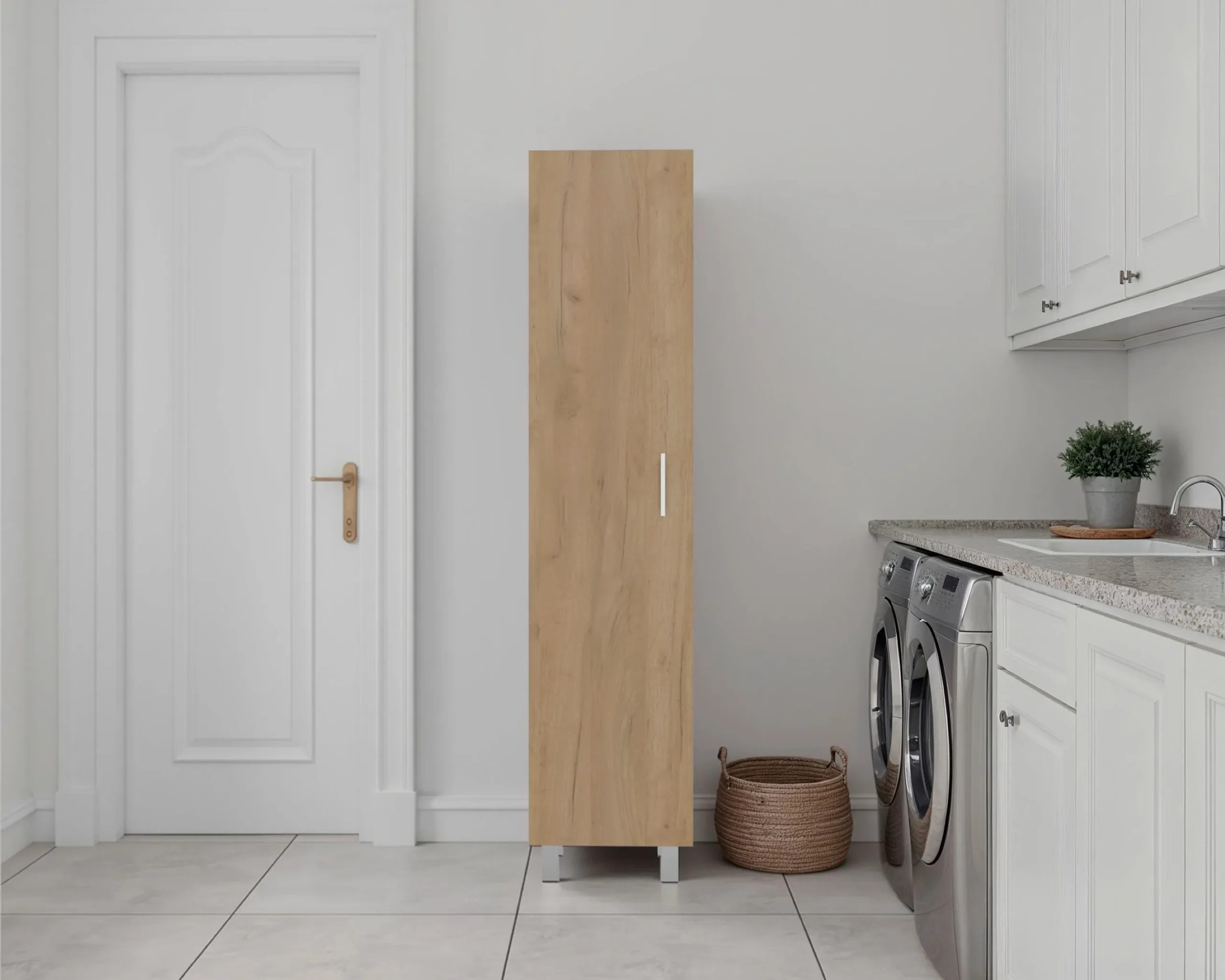 Tủ trang trí gỗ màu be 40cm - Ảnh 3