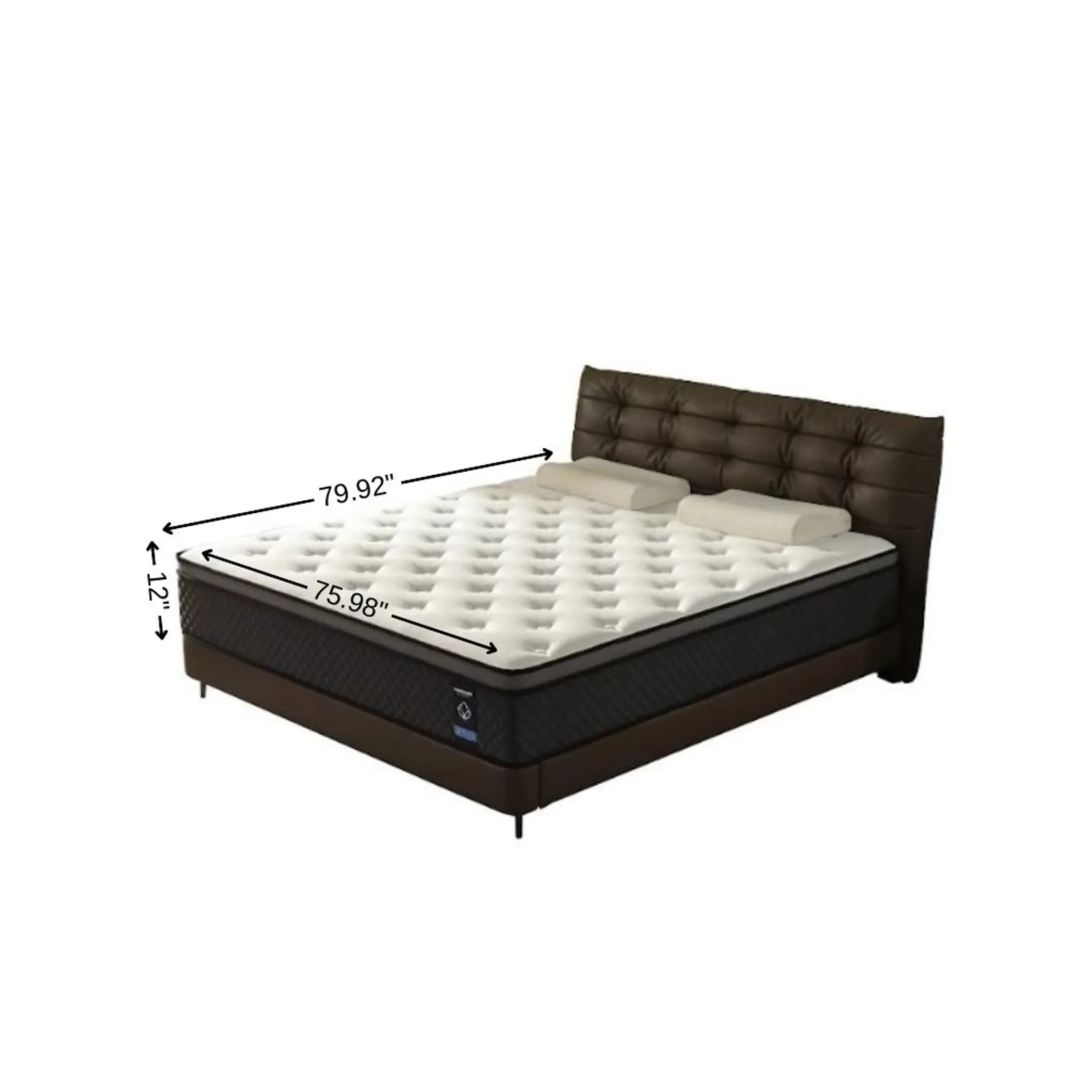 Nệm lai foam và lò xo túi dày 30cm size King - Ảnh 6