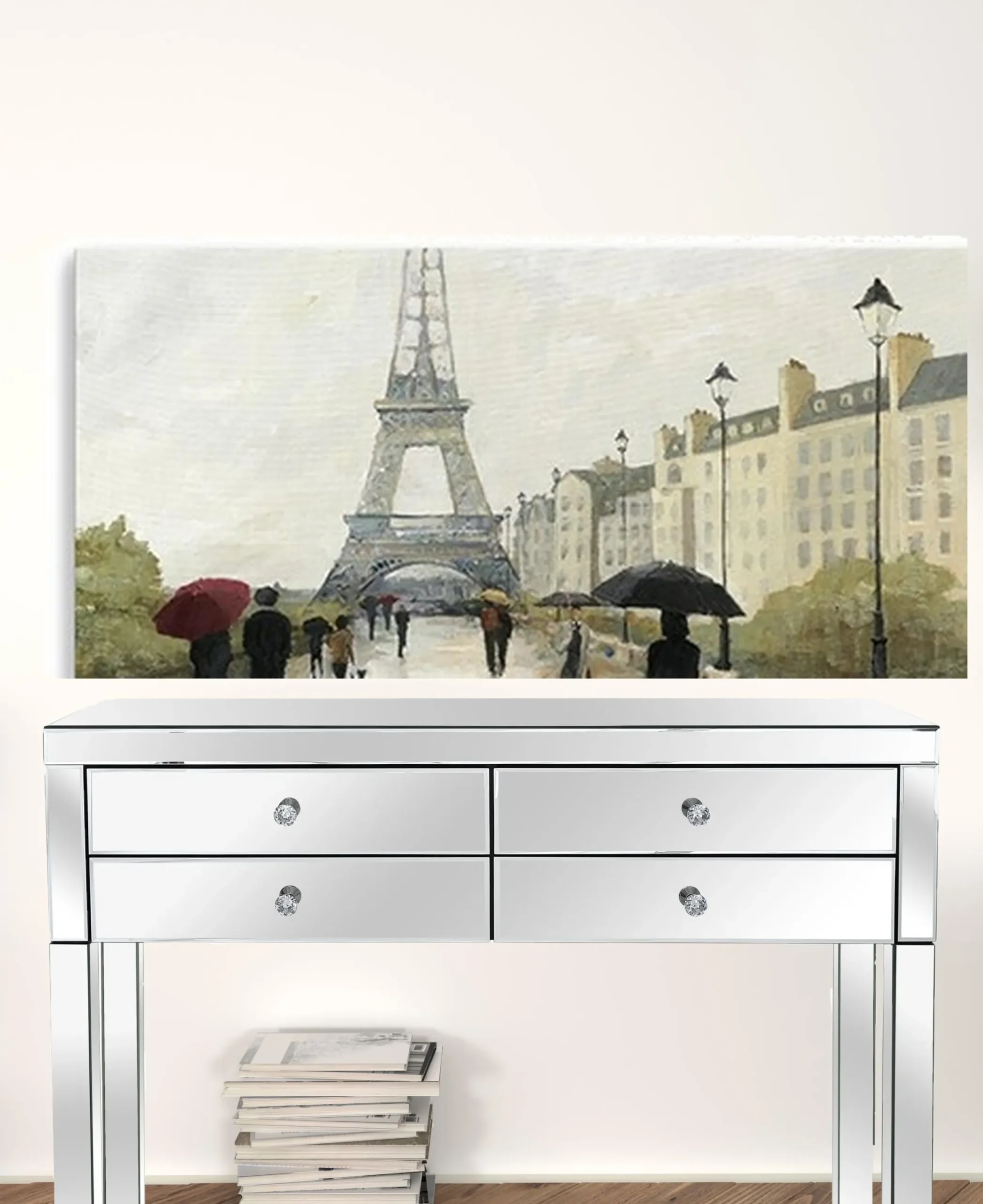 Tranh in không khung ngày mưa ở Paris - Ảnh 3