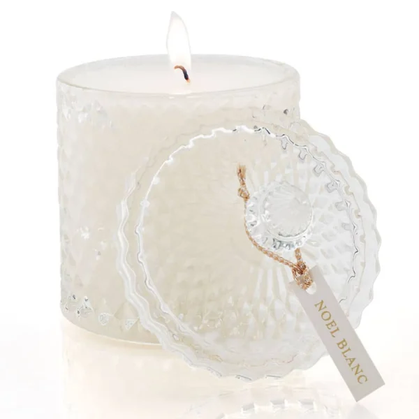 Nến pha lê Noel Blanc mùa lễ hội 510g