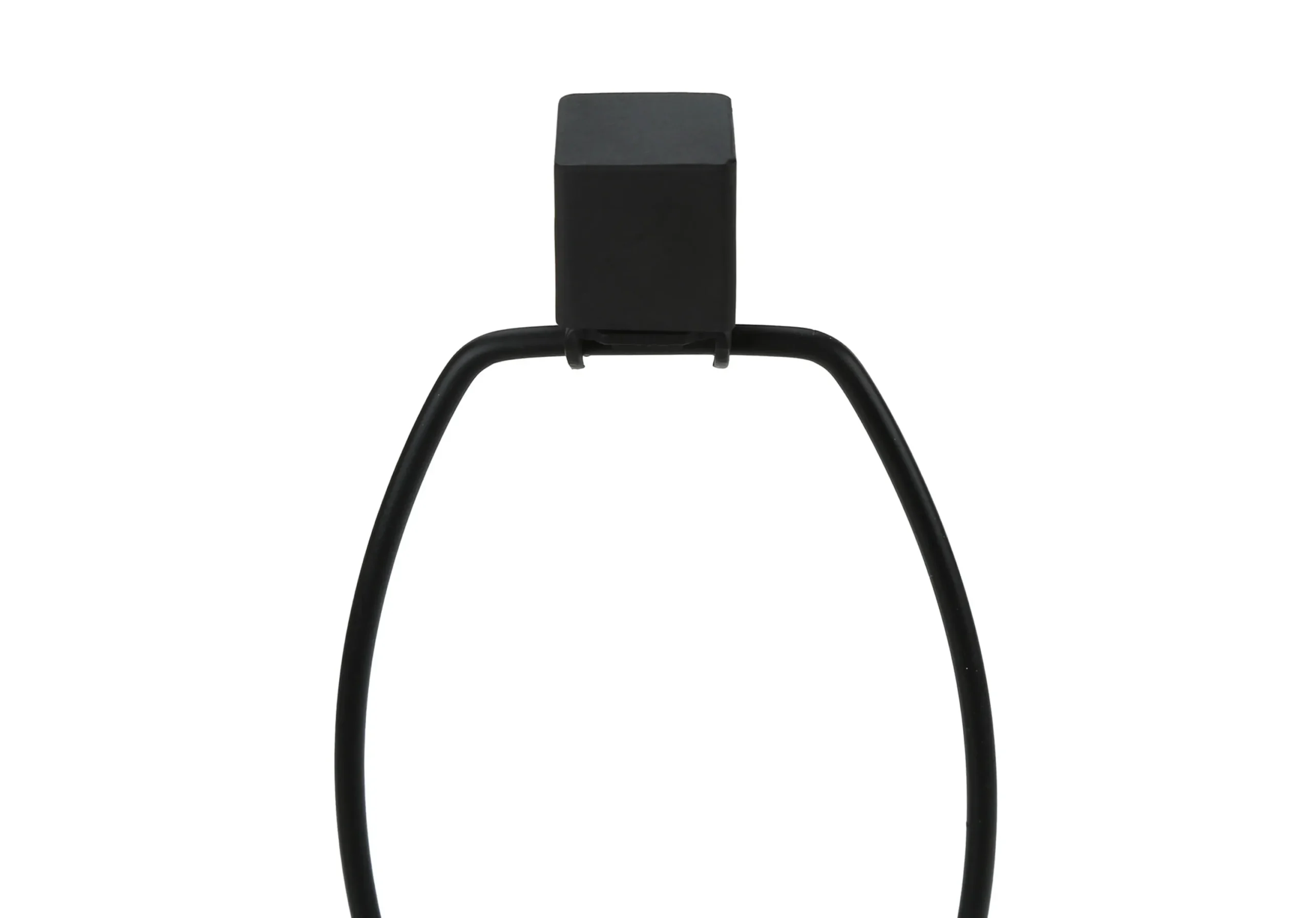 Đèn bàn USB kim loại đen 63,5cm kiểu hình học chụp màu be - Ảnh 5