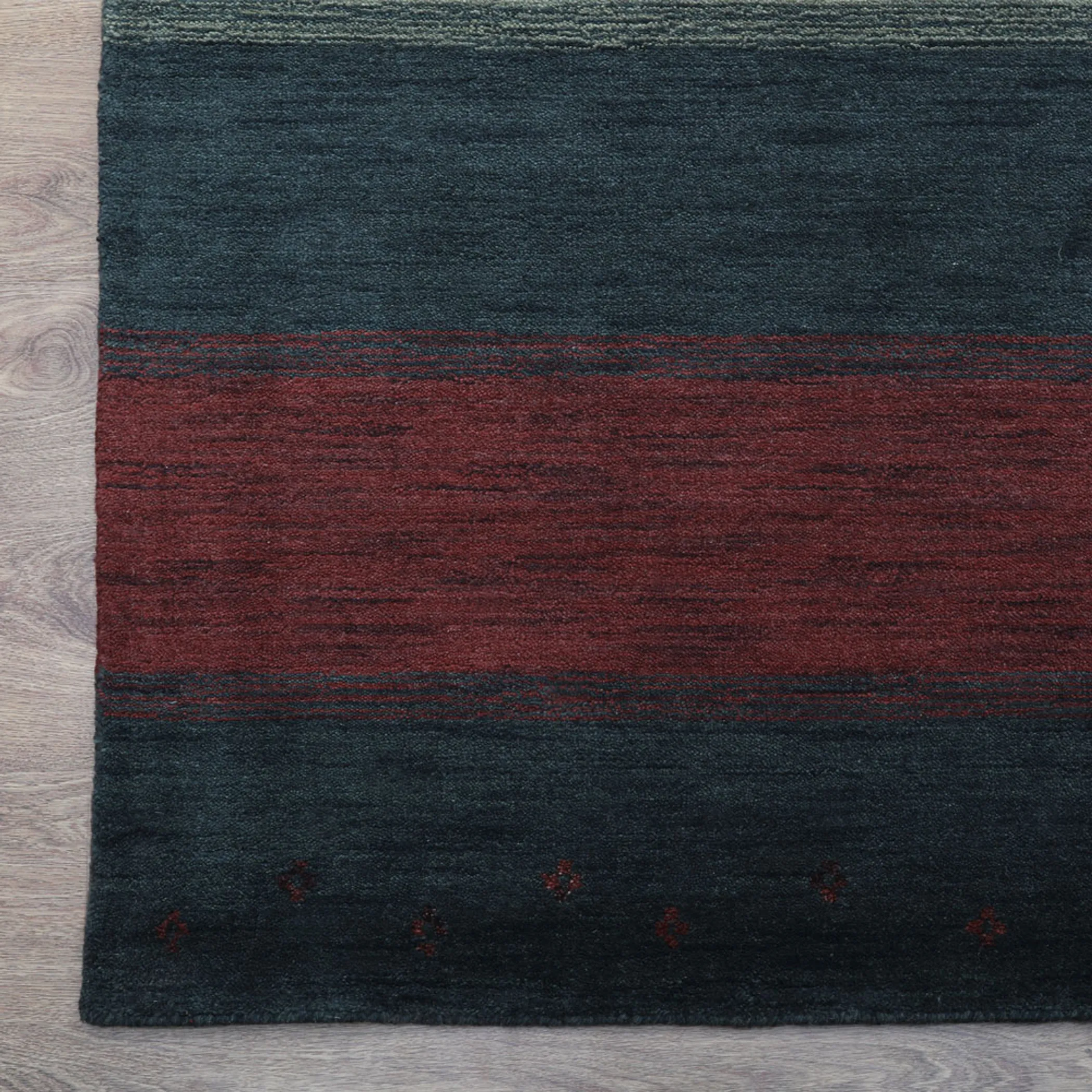 Thảm len dệt thắt tay Rugsotic Carpets phong cách đương đại đa sắc - Ảnh 5