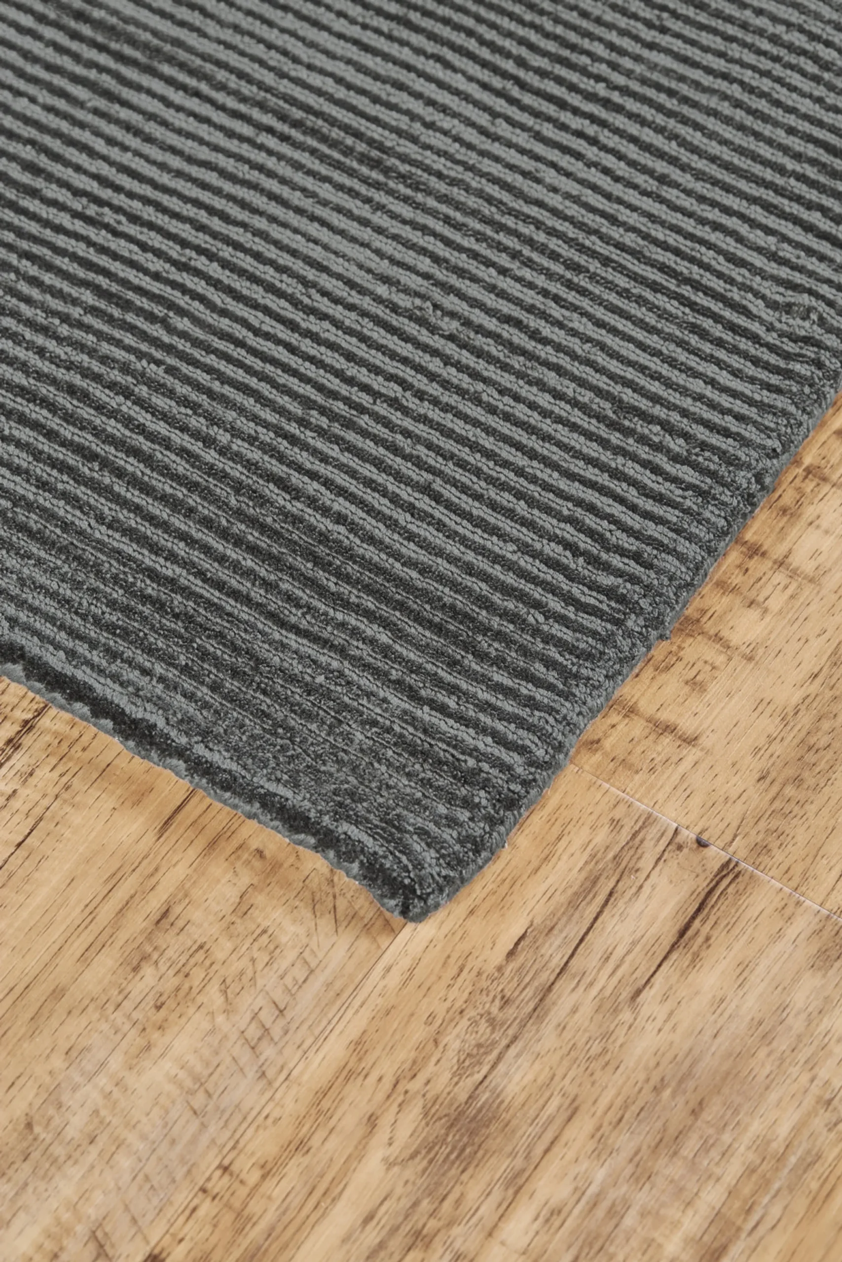 Thảm trải sàn dệt tay 1,2m x 1,8m màu xám đen - Ảnh 5