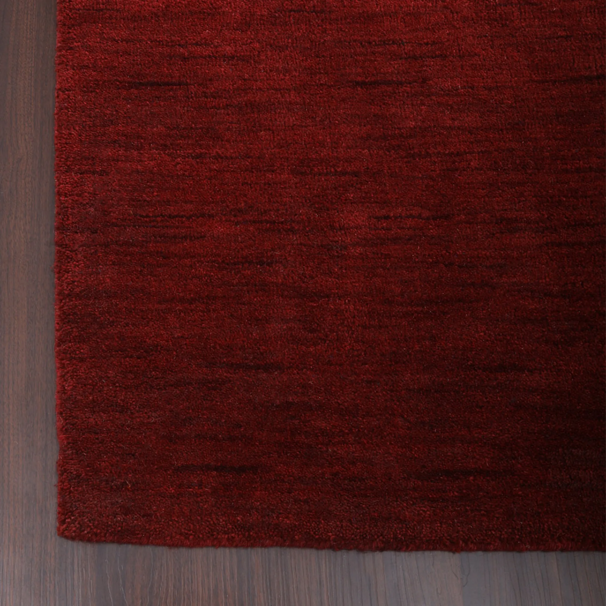 Thảm chạy hành lang len dệt thắt tay Rugsotic Carpets màu trơn - Ảnh 5