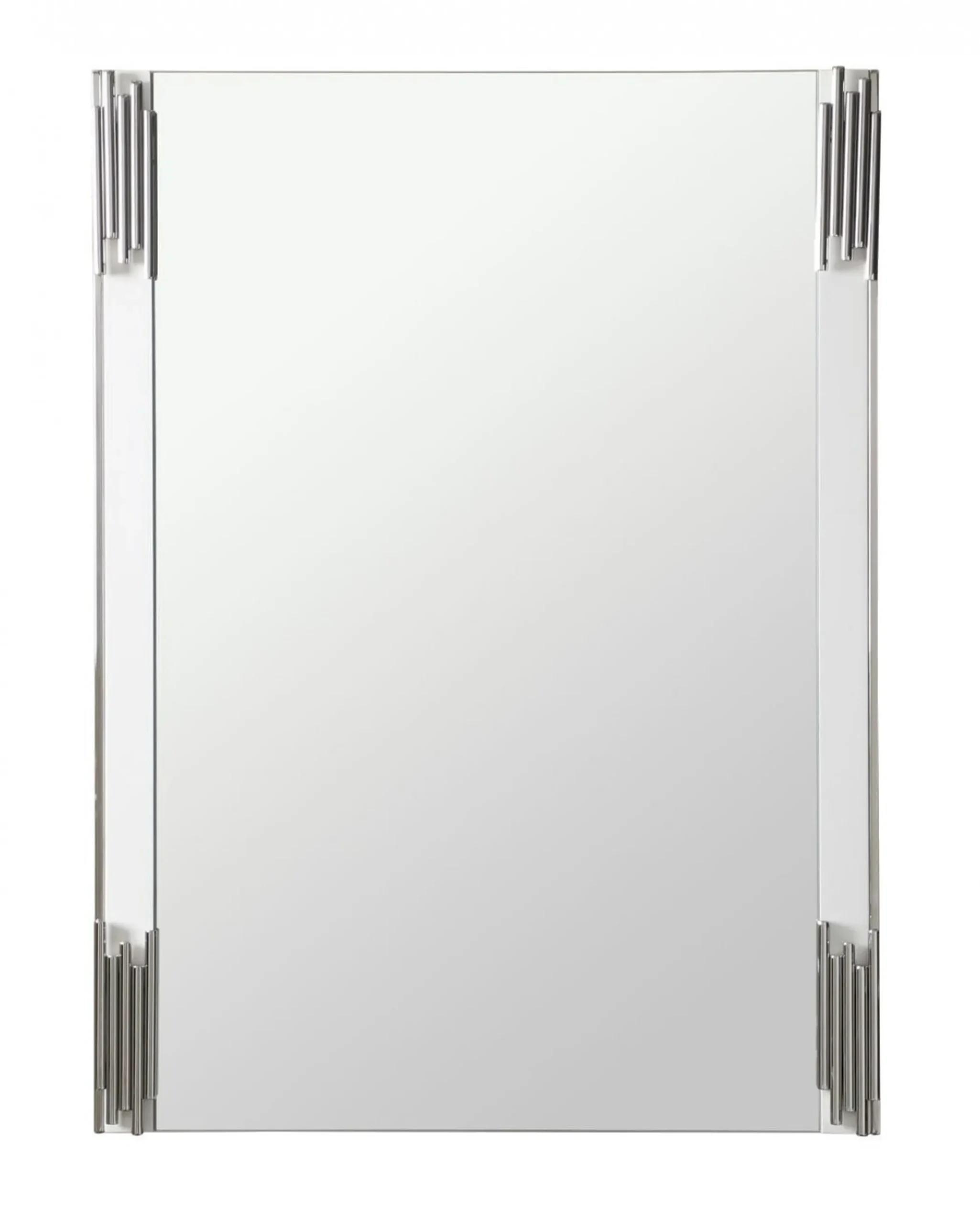 Gương trang trí khung thép màu trắng 109cm - Ảnh 3
